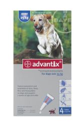 Extra Large Dog 4.0ML - 4 Pipettes - 25KG+ Blue