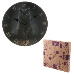 Cat And Ouija Board Wall Clock
