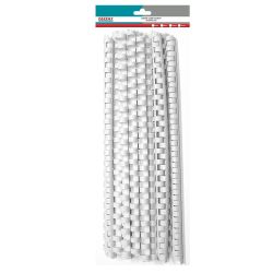Plastic Binding Comb Element 30 Sheet 6MM White 25 Combs -B2006W