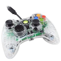 Transparent Controller Compatible With Microsoft Xbox 360 Wired Gamepad Game Controller For Xbox 360 And PC