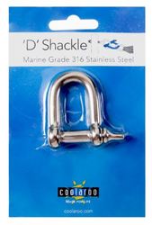- 'd' Shackle Marine Grade 316 - Stainless Steel
