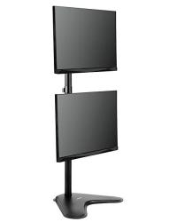 Vivo Dual Monitor Desk Stand Free-standing Lcd Mount Holds In Vertical Position 2 Screens Up To 30 STAND-V002L