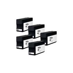 HP Compatible 950XL Black Ink Cartridge 5-PACK CN045AE5PCKGEN