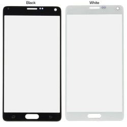Screen Glass Lens Replacement For Samsung Galaxy Note 4 Black Or White Plus Free Screenguard