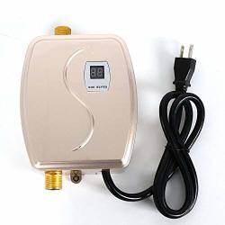 Electric Tankless Instant Hot Water Heater In 3 Seconds 3000W 110V For Kitchen Washing Faucet With Leakage Protection And Lcd Digital Display