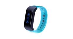 Fitness Tracker Smart Watch With Full Face Display Black Blue Or Pink - Blue