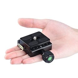 Allcaca Universal Quick Release Plate Qr Square Clamp With Gradienter Arca-swiss Type Quick Release Plate Black