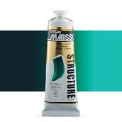 Matisse Structure Acrylic Paint 75ML Tube Phthalocyanine Green