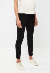 Cotton On Maternity Cropped Skinny Jean Over Belly - Black