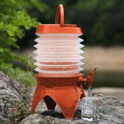 Multi-functional Outdoor Camping Telescopic Folding Retractable Beer Water Storage Bucket Drinkin...