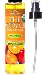Us Organic Body Oil - Fresh Orange - Jojoba And Avocado Oil With Vitamin E Usda Certified Organic No Alcohol Paraben Artificial Detergents Color