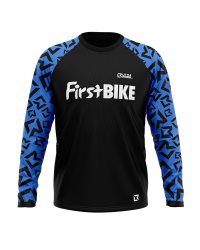 Firstbike Little Rider - Kiddies Technical Jersey - Blue - 3-4 Years
