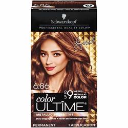Schwarzkopf Color Ultime Metallic Permanent Hair Color Cream 6.86 Sparkly Light Brown