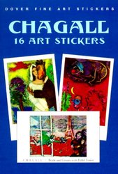 Chagall: 16 Art Stickers Fine Art Stickers
