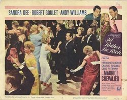 Pop Culture Graphics I'd Rather Be Rich Poster Movie 1964 Style F 11 X 14 Inches - 28CM X 36CM Sandra Dee Robert Goulet Andy Williams Maurice Chevalier Gene Raymond Charles Ruggles