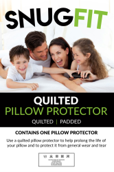Quilted Pillow PROTECTOR - Standard - Single 45 X 70CM