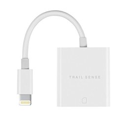 Trail Sense Upgraded Sd Card Reader For Iphone And Ipad. Lightning Sd Card Reader. Trail And Game Camera Viewer. Faster Sharing. No App Required.