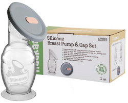 GEN.2 Silicone Breast Pump 150ML With Suction Base &cap Set