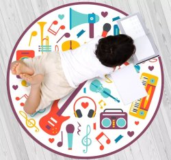 Musical Instruments Teenage Rugs For Bedrooms