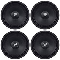 Rockville 4 RM84PRO 8" 4 Ohm 1200 Watt Spl Midrange mid-bass Car Speakers