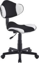 Happy Operator Office Chair Black & White