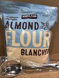 Kirkland Signature California Superfine Almond Flour 3LB With Free Stainless Steel Spoon By Kc Commerce Pack Of 1