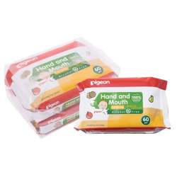Baby Hand & Mouth Wipes 2-IN-1 60'S