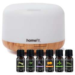 Essential Oil LED Diffuser With 6 Aromatherapy Oils