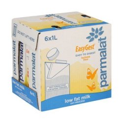 Everfresh Easygest Lactose Free Low Fat Milk 6 X 1L