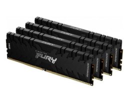 Kingston Fury Renegade 64GB 4X16GB DDR4-3200MHZ CL16 1.35V Black Desktop Memory