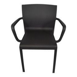 Smte - High Back Plastic Chair With Armrests