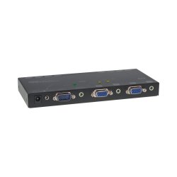 8-PORT Vga And Audio Extender Over CAT6 With Remote Unit ERVA-128L