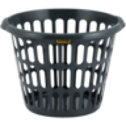 Addis 26L Grey Laundry Basket