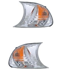 2000-2001 Bmw 3-SERIES E46 2-DOOR Coupe & Convertible Models Only 323CI 325CI 328CI 330CI M3 Clear Lens Corner Park Light Turn Signal Marker Lamp
