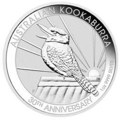 1 X One Ounce 2020 Silver Australia Kookaburra - 30TH Anniversary