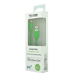 - Apple Certified 90CM Flat Cable Length Lightning 8-PIN Syncing And Charging - Green Made For Iphone Ipad Ipad MINI