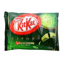 Japanese Kit Kat Matcha Green Tea Flavor Sweetness For Adults Mini 12 Pcs Japan Import