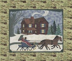 Foundation Paper Piecing Holiday With Family Seasonal Pattern - 42" X 36" Quilt