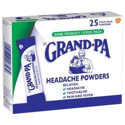 Grand-pa Headache Powders Stick Packs X25