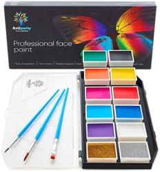 Deals on Face Paint Kit Non-toxic & Hypoallergenic Professional