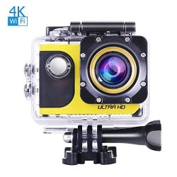Oldshark 2IN1 4K Wifi Sports Action Camera And Car Dash Cam 170 Wide Angle With Sony Sensor Ultra HD Waterproof Dv Camcorder 20MP With