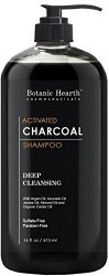 Botanic Hearth Charcoal Shampoo Sulfate Free - Daily Clarifying And Cleansing Hair Shampoo For Men And Women