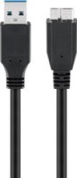 USB 3.0 A To Micro B Superspeed 1M Cable - Black