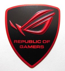 Asus Republic Of Gamers Metal Badge 27 X 30MM 832