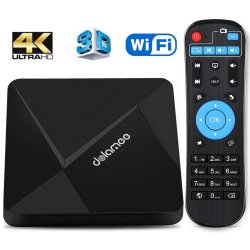 DOLAMEE Android 7.1 Tv Box D5 Amlogic Quad Core 3D 4K Uhd MINI Tv Box Set Support 2.4G Wifi 100 Lan Bluetooth 4.0 For Home Entertainment D5