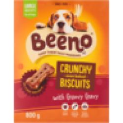 Beeno Large Dog Biscuits With Groovy Gravy 800G