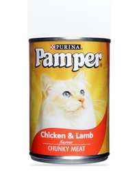 Purina Pamper Pamper Adult - Chicken & Lamb Flavour 400g