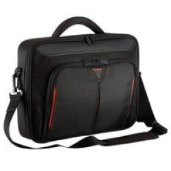 Targus 18 Inch Classic+ Clamshell Laptop Bag - Black red CN418EU