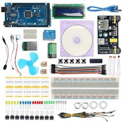 ELEGOO Mega R3 2560 Project Starter Kit Compatible with Arduino IDE MEGA -  Including 16 Tutorials CD