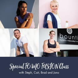 Special Fomo Fusion Class With Steph Cait Brad And Jono